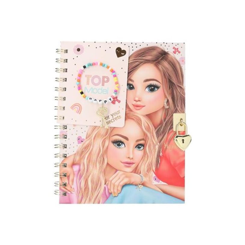 4010070694012-TOPMODEL - Journal avec cadenas et bracelet - 178 x 218 mm-P_405255335_1-0