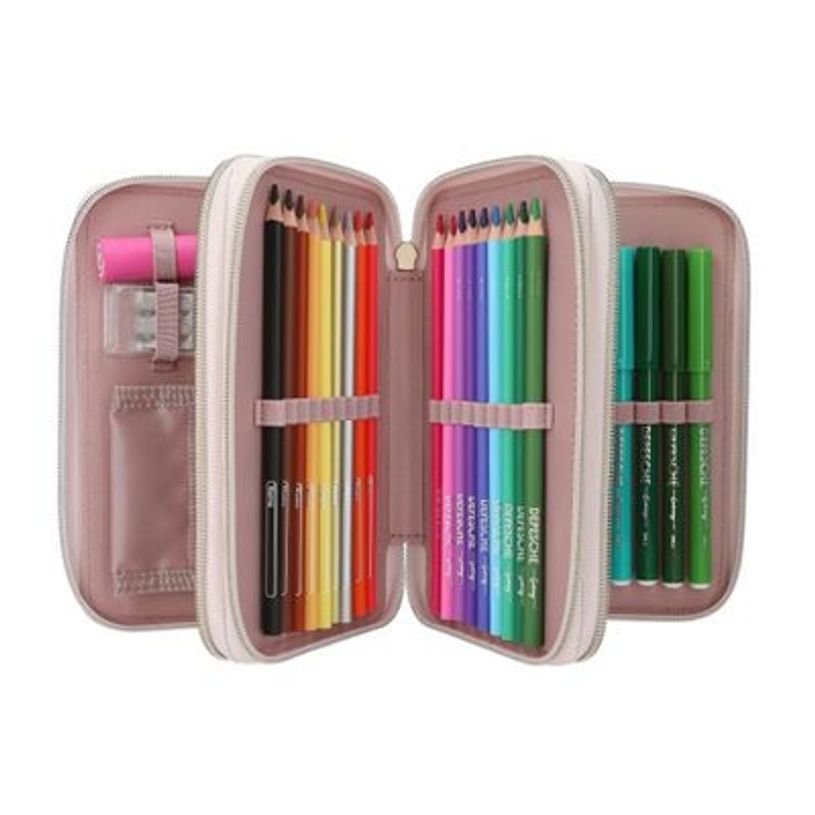 4010070705374-TOPModel - Trousse - 3 compartiments, broderie - vert sauge - Sentiment d'Été-P_405255345_2-3