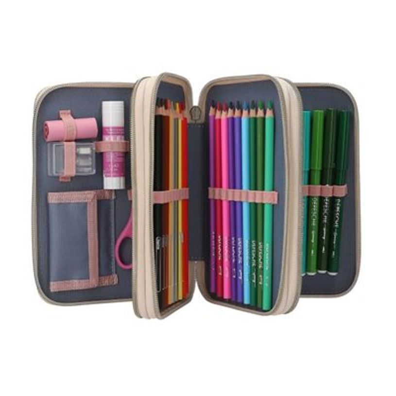 4010070695002-Miss Melody - Trousse - 3 compartiments - Sable Coquelicot-P_405255357_2-1