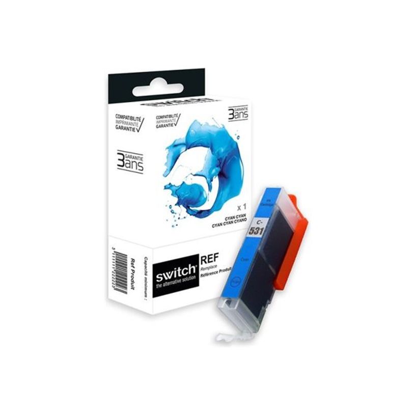 3701645500944-Cartouche compatible Canon CLI-531 - cyan - Switch-P_405255449_1-0