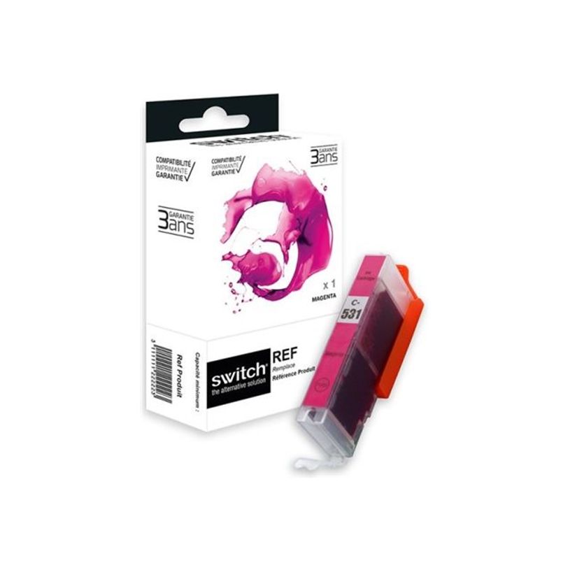 3701645500968-Cartouche compatible Canon CLI-531 - magenta - Switch-P_405255450_1-0