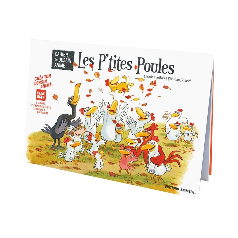 9791094306468-Les P'tites Poules - Cahier de Dessin Animé - par Christian Jolibois, Heinrich Christian-P_405255484_2-4