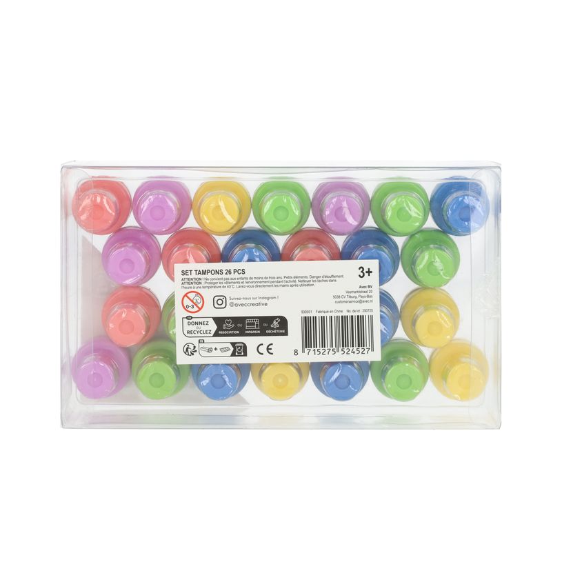 8715275524527-Set 26 tampons pré-encrés - Princesses--1