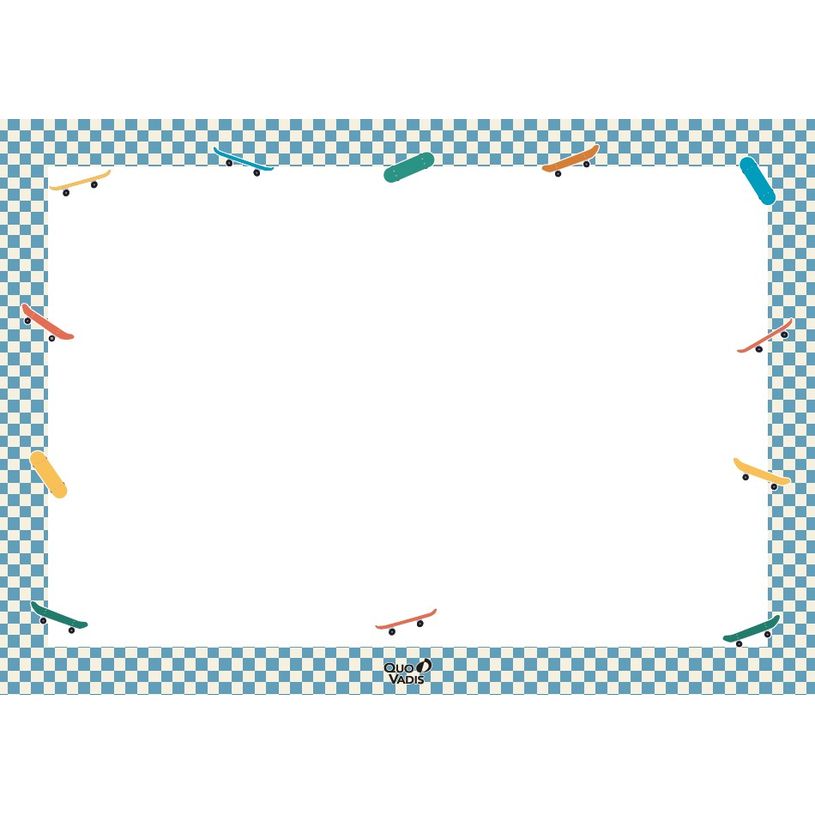 3371010549276-Quo Vadis - Sous-main perpétuel à feuillets - Animascot - Multicolore - 29,7x42 - Papier Clairefontaine blanc - Fabri--0