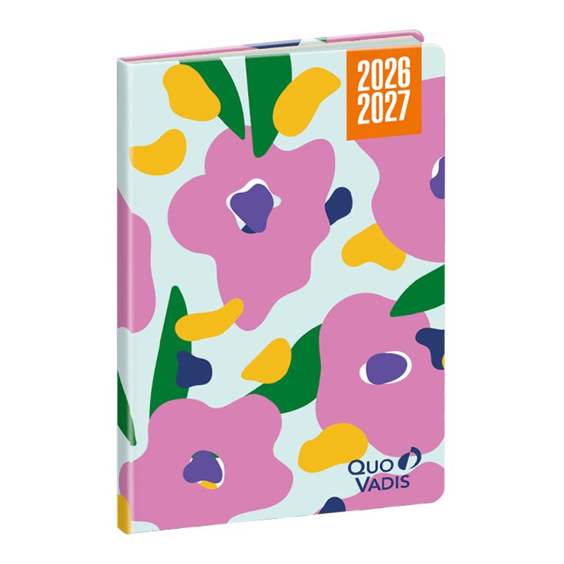 3371010544783-Quo Vadis - Agenda année scolaire - 2026-2027 - Hebdocolor 15 - Semainier Horizontal - Français - Canopy - Blanc - 12 mois de août à j--1