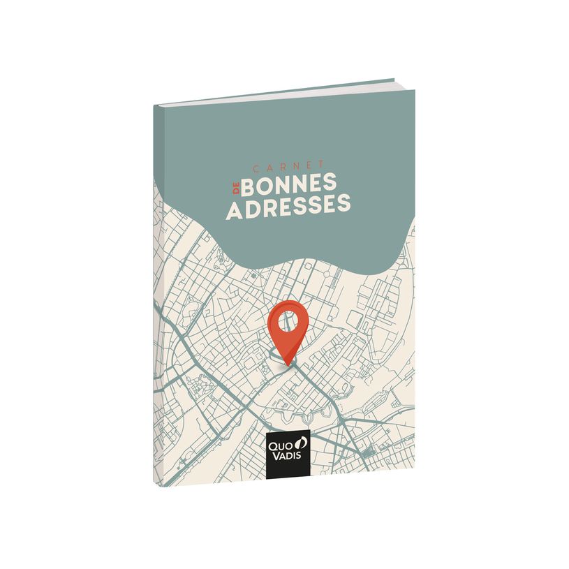 3371010542154-Quo Vadis - Carnet de bonnes adresses - Français - Carnets thématiques - Blanc - 15x21 cm - Papier Clairefontaine blanc - Fabri--0