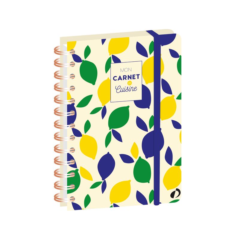 3371010550128-Quo Vadis - Carnet de cuisine - Spiralé - Français - Carnets thématiques - Multicolore - 15x21 cm - Papier Clairefontaine blanc - Fabri--0