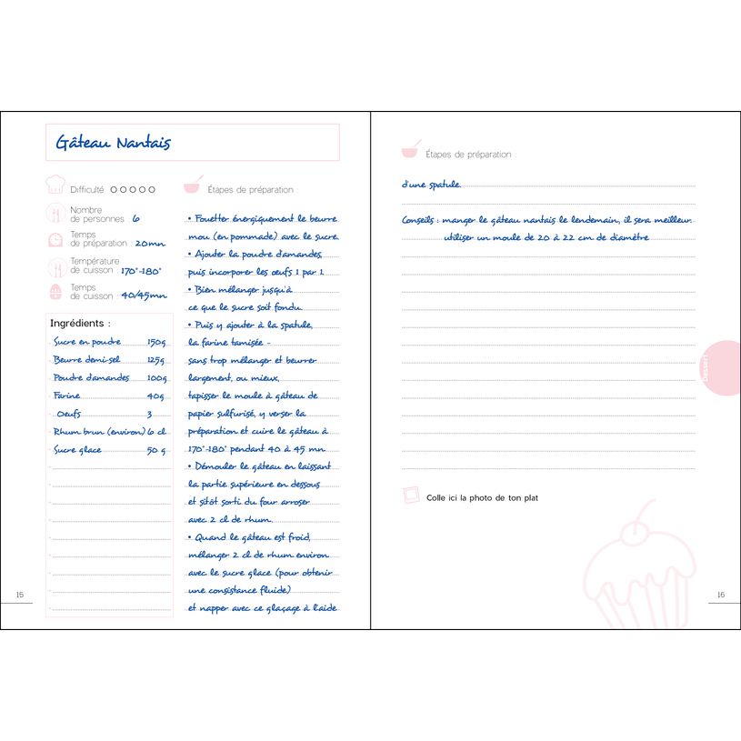 3371010550128-Quo Vadis - Carnet de cuisine - Spiralé - Français - Carnets thématiques - Multicolore - 15x21 cm - Papier Clairefontaine blanc - Fabri--1