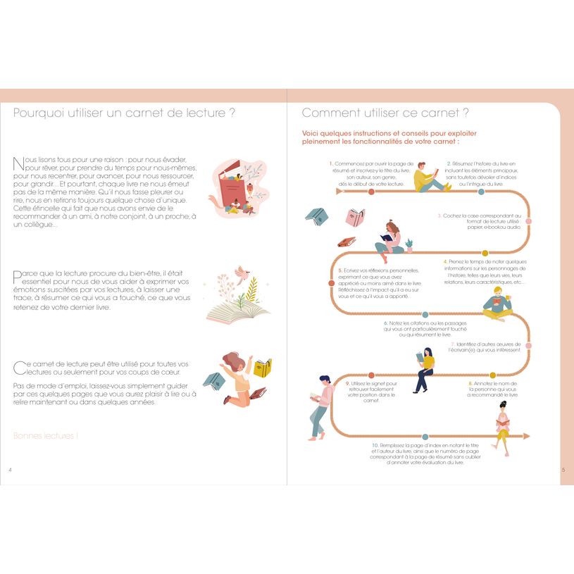 3371010543892-Quo Vadis - Carnet de lecture - Français - Carnets thématiques - Blanc - 15x21 cm - Papier Clairefontaine blanc - Fabri--3
