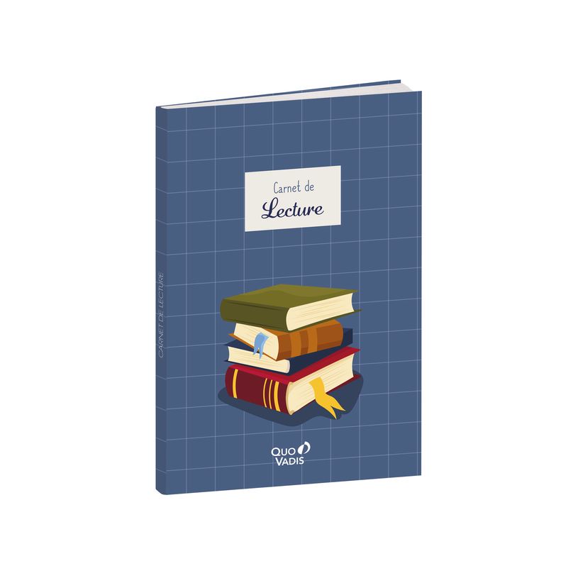 3371010544882-Quo Vadis - Carnet de lecture - Français - Carnets thématiques - Multicolore - 15x21 cm - Papier Clairefontaine blanc - Fabri--0