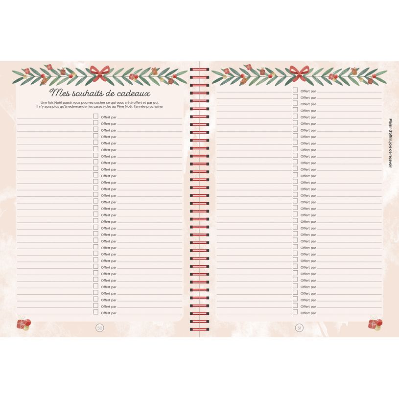 3371010545377-Quo Vadis - Carnet de Noël - Spiralé - Français - Carnets thématiques - Blanc - Perpétuel - 15x21 cm - Papier Clairefontaine blanc - Fabri--2