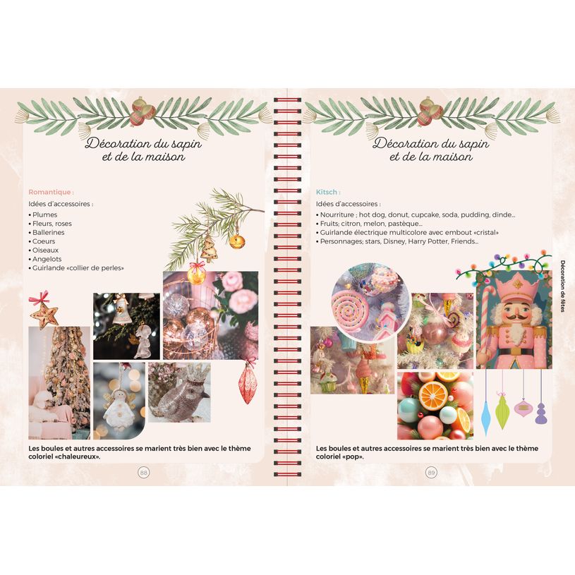 3371010545377-Quo Vadis - Carnet de Noël - Spiralé - Français - Carnets thématiques - Blanc - Perpétuel - 15x21 cm - Papier Clairefontaine blanc - Fabri--4