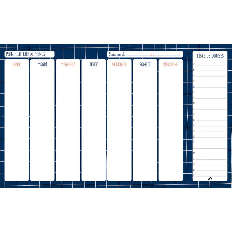 3371010548347-Quo Vadis - Planificateur de menus - Français - Carnets thématiques - Multicolore - Perpétuel - 16,5x26,5 cm - Papier Clairefontaine blanc - Fabri--0