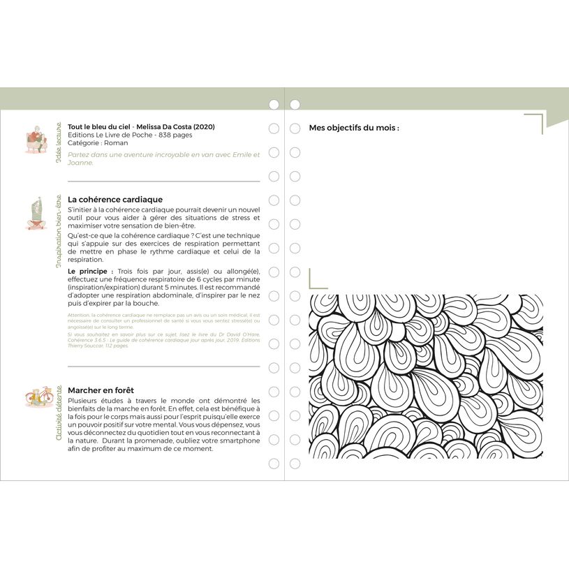 3371010541324-Quo Vadis - Agenda perpétuel - Spiralé - Semainier Horizontal - Français - Eterny - Blanc - Perpétuel - 15x21 cm - Papier Clairefontaine blanc - Fabri--5