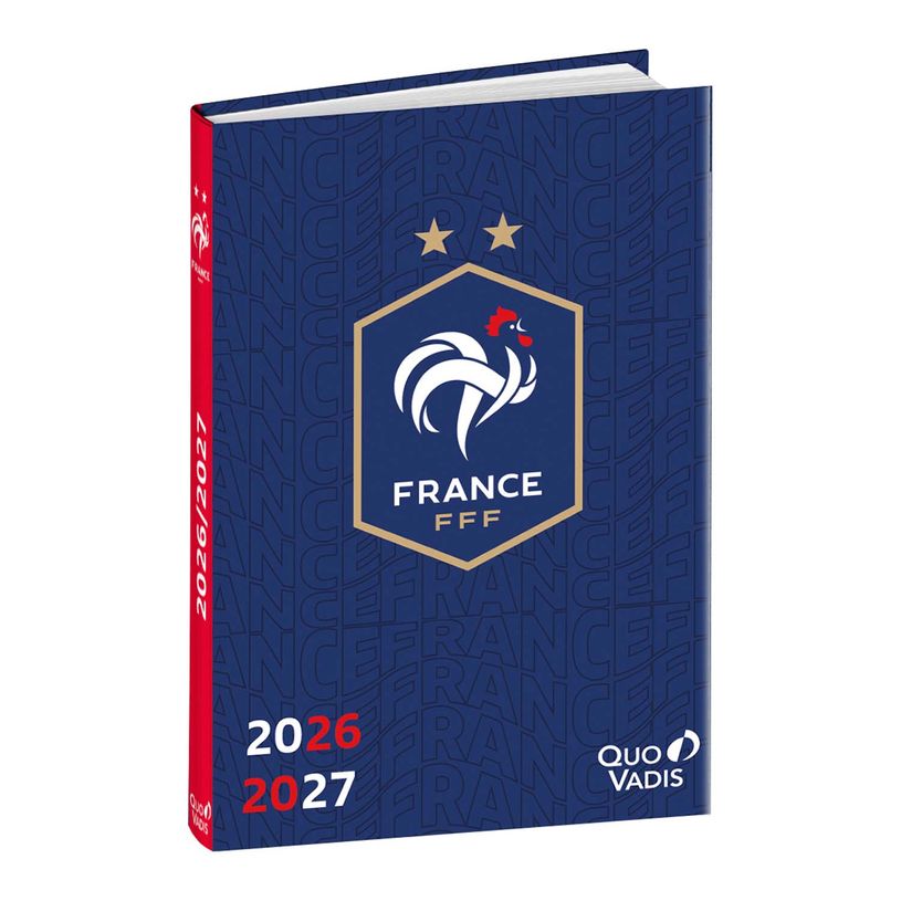 3371010542185-Quo Vadis - Agenda année scolaire - 2026-2027 - Eurotextagenda - Journalier - Multilingue - FFF - Multicolore - 12 mois de août à j--0
