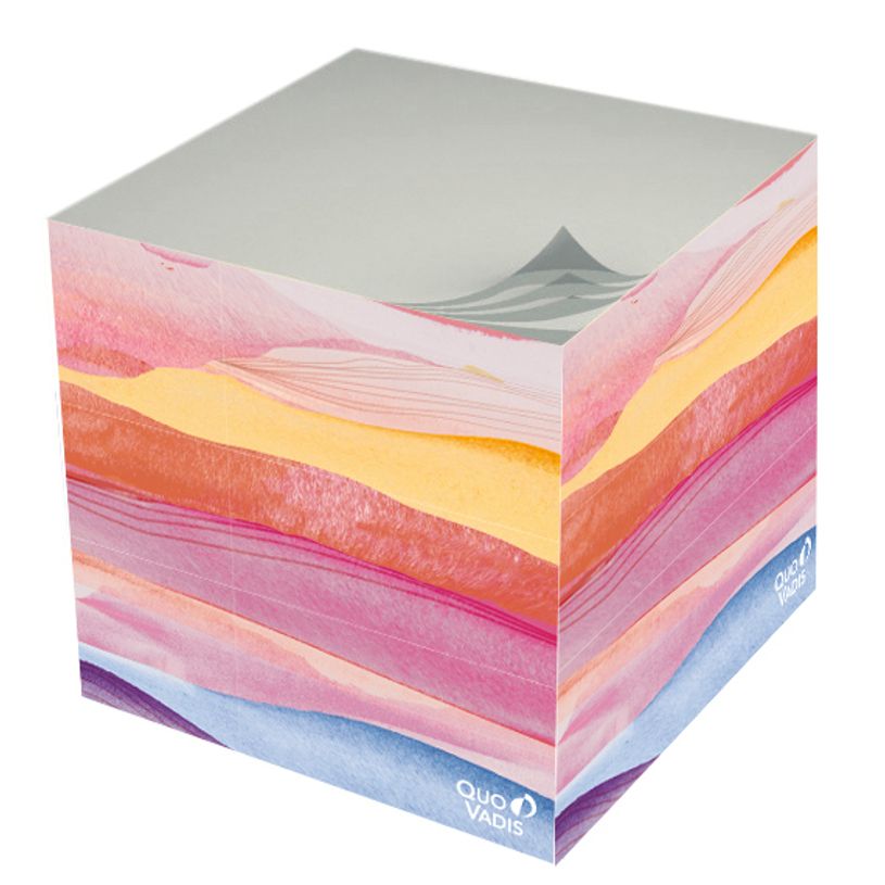 3371010546343-Quo Vadis - Bloc cube - Iconique - Multicolore - 9x9x8 cm - Papier Clairefontaine blanc - Fabrication f--5