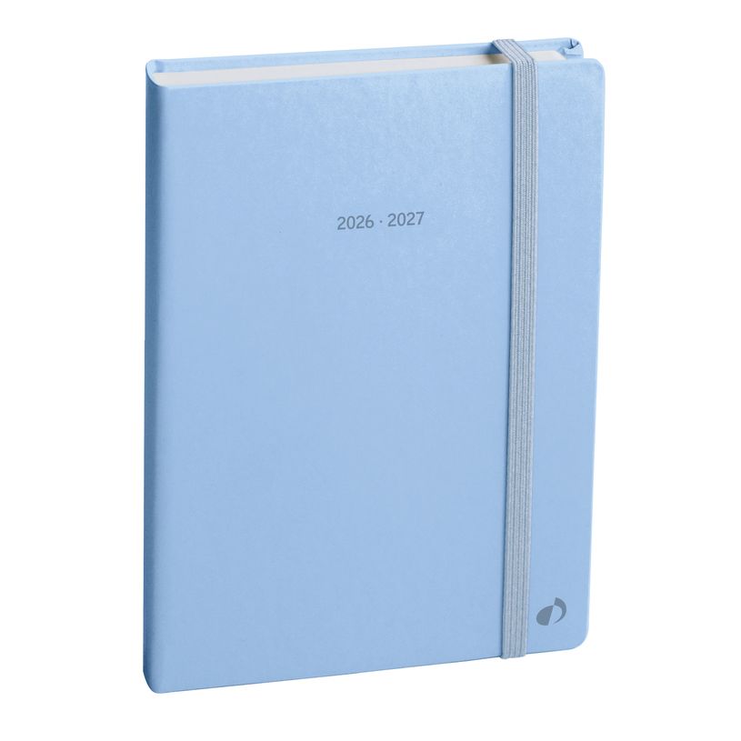 3371010543540-Quo Vadis - Agenda année scolaire - 2026-2027 - Eurotextagenda - Journalier - Multilingue - Pastel - Blanc - 12 mois de août à juillet - 12x17 cm - Papier Clairefontaine blanc - Fabri--0