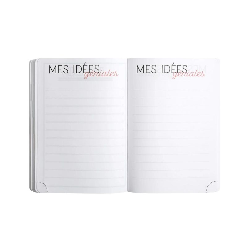 3660942090773-Agenda Pembe - 1 jour par page - 12 x 17 cm - Music Rose - Exacompta--3
