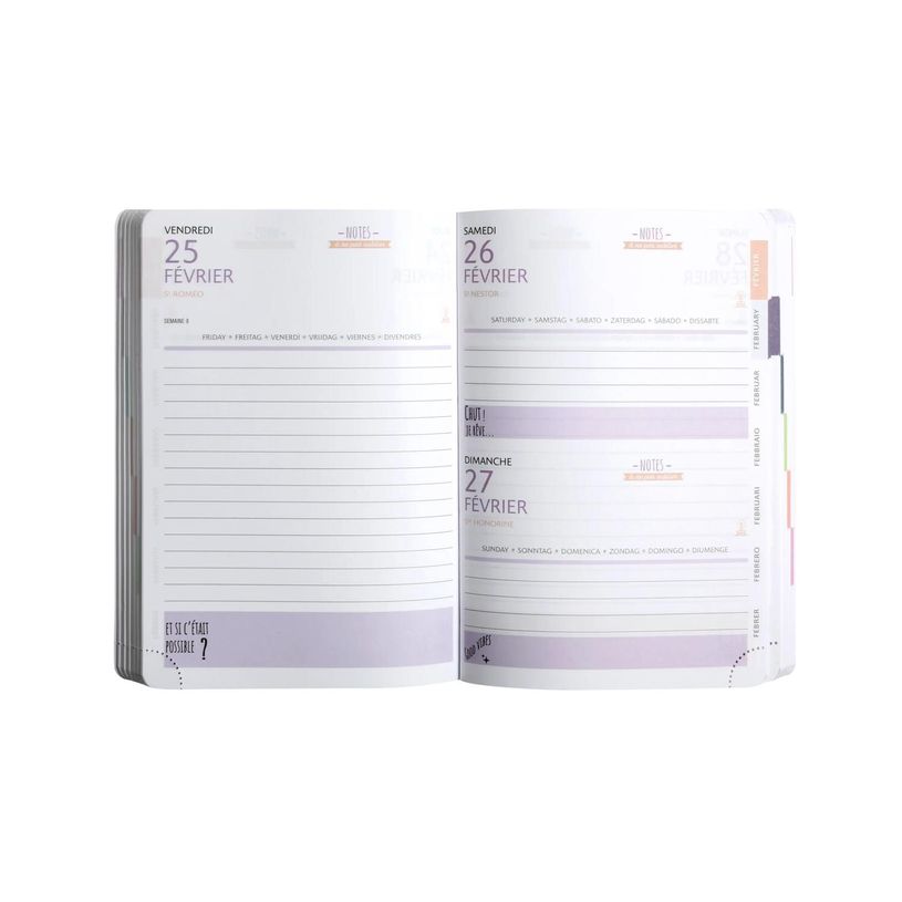 3660942090414-Agenda Les Rideuses - 1 jour par page - 12  x 17 cm - Sunset - Exacompta--2