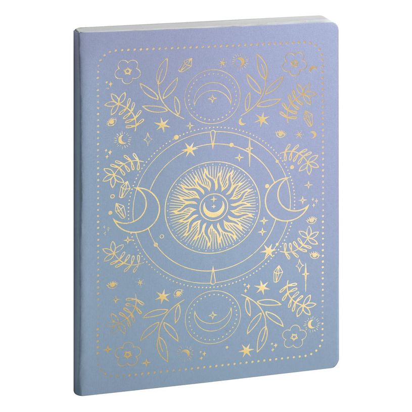 3660942090124-Agenda de bureau 16 mois Auréa - 1 semaine sur 1 page - 15 x 21 cm - Bleu - Exacompta--0