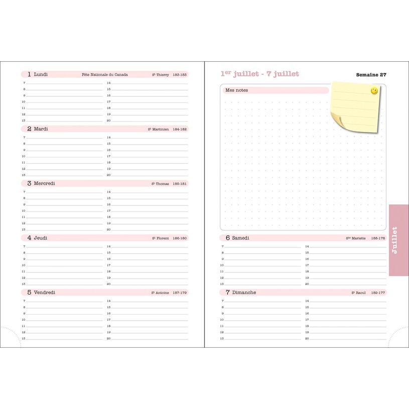 3660942090599-Agenda de bureau Nubia - 1 semaine sur 2 pages - 15 x 21 cm - Bleu - Exacompta--3