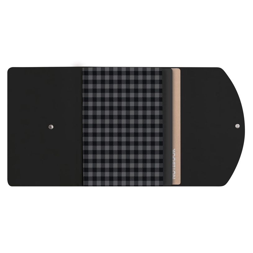 3660942091640-Multicarnet Clover Classic -2 carnets lignés et 1 carnet uni - 15 x 21 cm - Casual, Classic noir et Kr--1