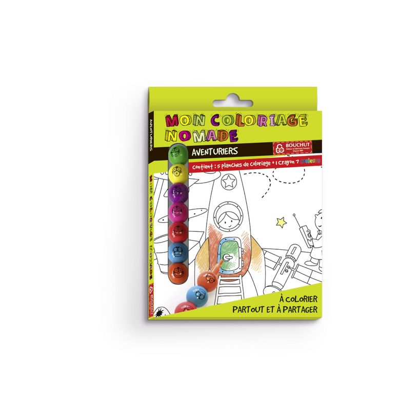 3592930012125-Coloriage nomade + crayon de couleur Aventuriers - 17 x 12,5 cm - Bouchut--6