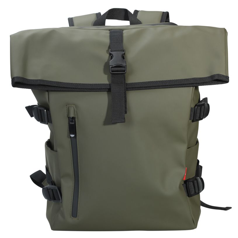 3173749253871-Sac à dos roll up SIGN Urban Eco coloris vert kaki--0