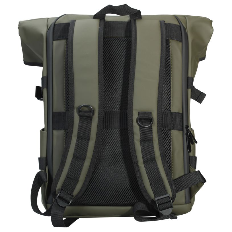 3173749253871-Sac à dos roll up SIGN Urban Eco coloris vert kaki--1