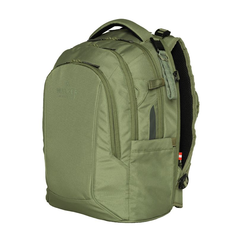 9002638427632-Sac à dos WALKER Wizzard Campus Néo - 3 compartiments coloris olive--0