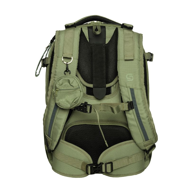 9002638427632-Sac à dos WALKER Wizzard Campus Néo - 3 compartiments coloris olive--3