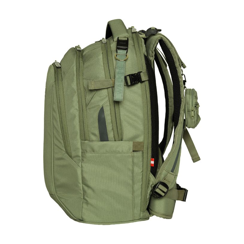 9002638427632-Sac à dos WALKER Wizzard Campus Néo - 3 compartiments coloris olive--8
