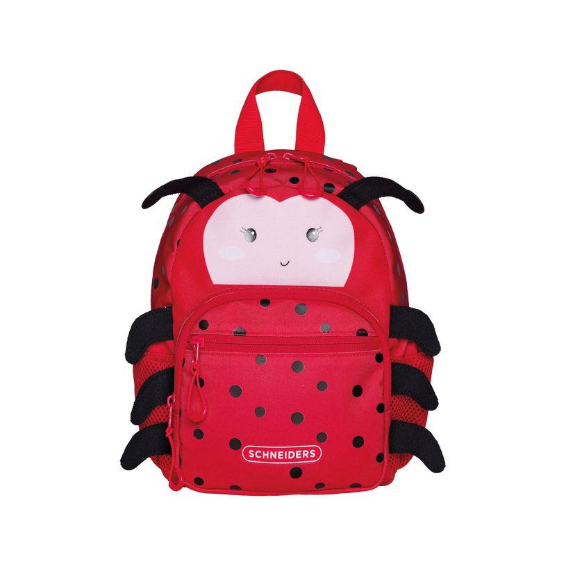 9002638420213-Sac à dos WALKER Maternelle Mini Lilo Ladybug fantaisie - 1 Compartiment coloris rouge--0