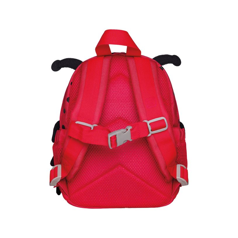 9002638420213-Sac à dos WALKER Maternelle Mini Lilo Ladybug fantaisie - 1 Compartiment coloris rouge--1