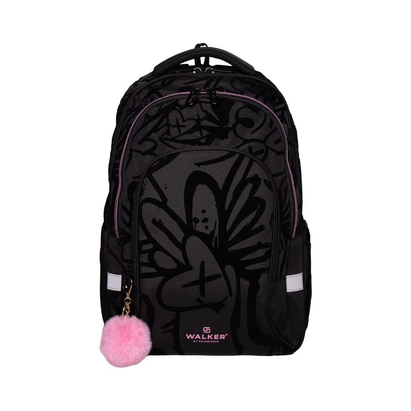 9002638426581-Sac à dos WALKER Fame Ace 2 compartiments coloris black graffiti--1