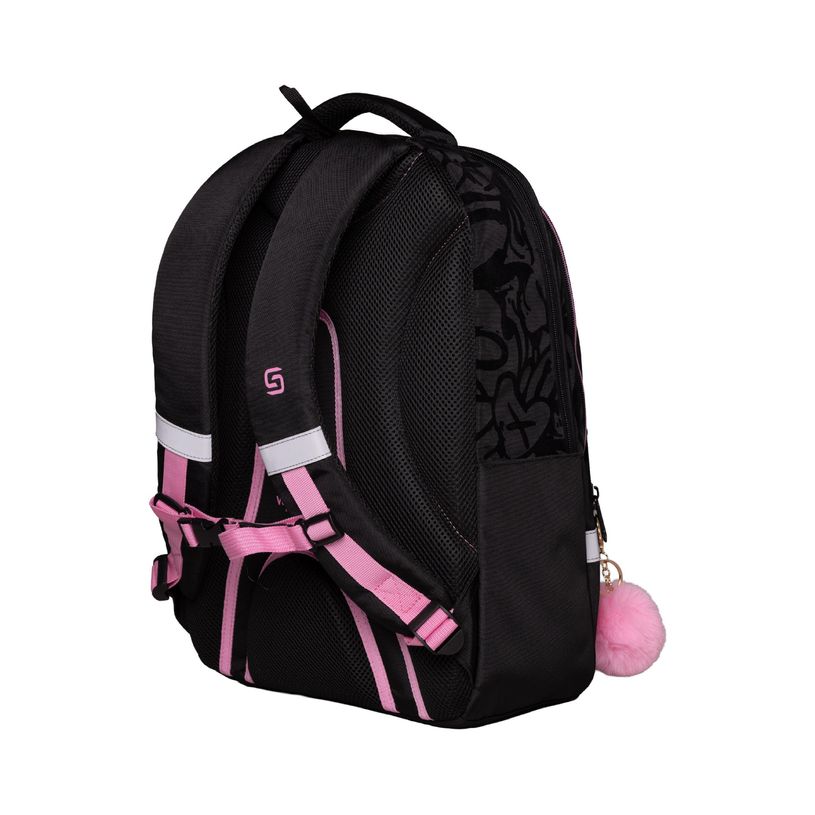 9002638426581-Sac à dos WALKER Fame Ace 2 compartiments coloris black graffiti--2