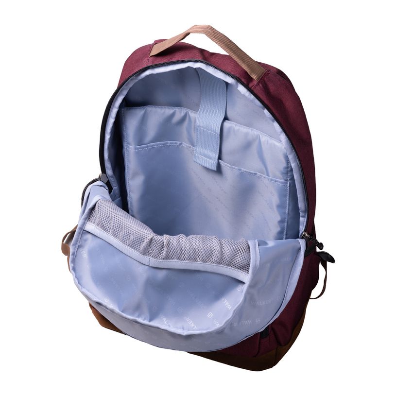 9002638430014-Sac à dos WALKER Pure Eco - 1 compartiment coloris maroon--6