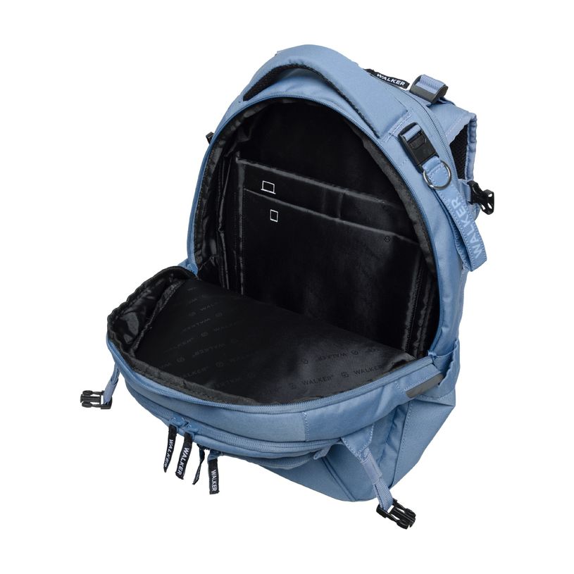 9002638427564-Sac à dos WALKER Wizzard Campus Néo - 3 compartiments coloris Ocean Blue--5