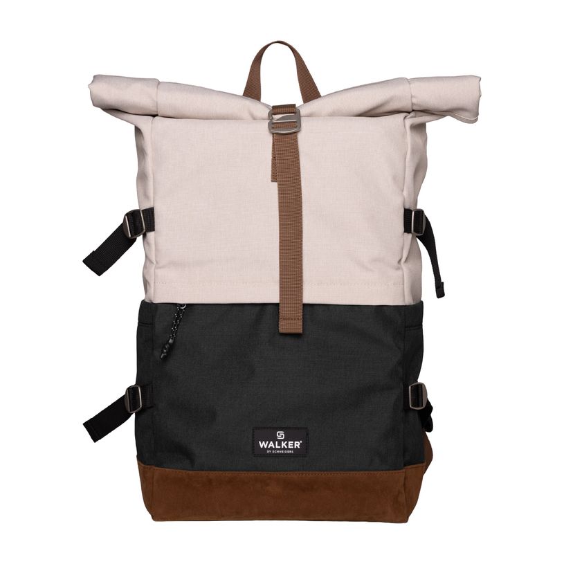 9002638430786-Sac à dos WALKER Roll Up Eco - 1 compartiment coloris popcorn & black--1
