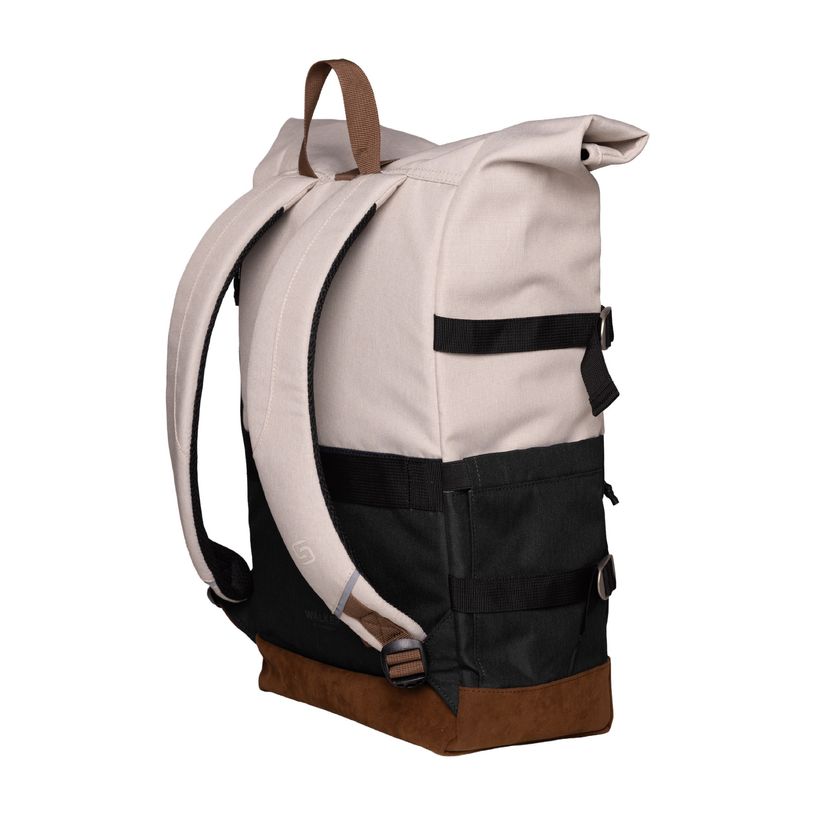 9002638430786-Sac à dos WALKER Roll Up Eco - 1 compartiment coloris popcorn & black--2