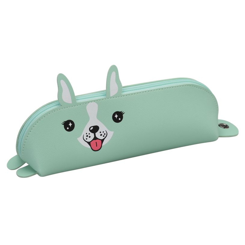 3173749255561-Trousse berlingot SCHOOL Animalious coloris vert--1