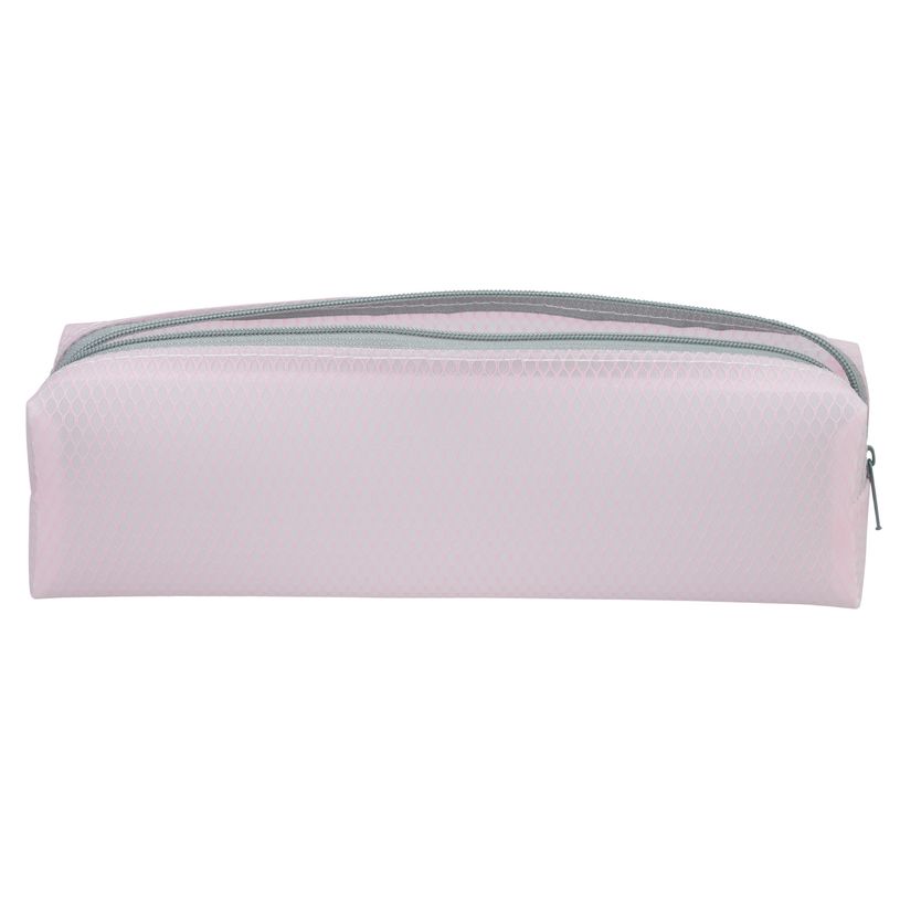 3173742255605-Trousse rectangulaire SCHOOL Green Mesh pastel coloris rose--2