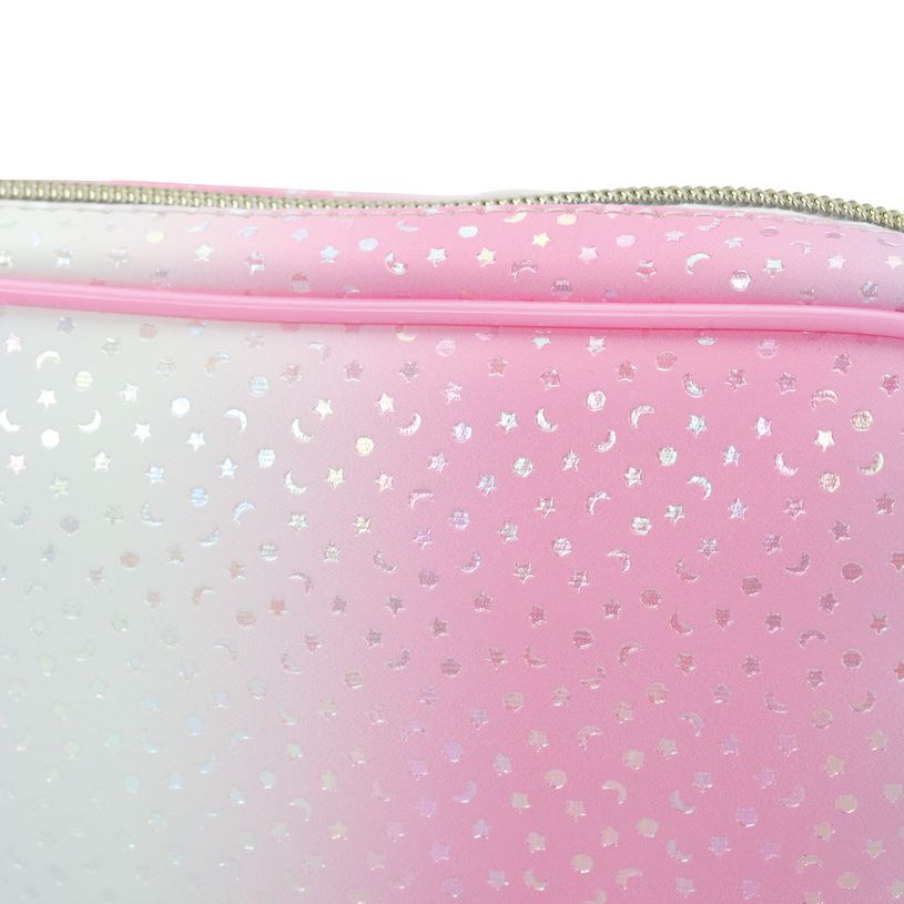 3173742255667-Trousse ovale SCHOOL Holographic coloris rose--6