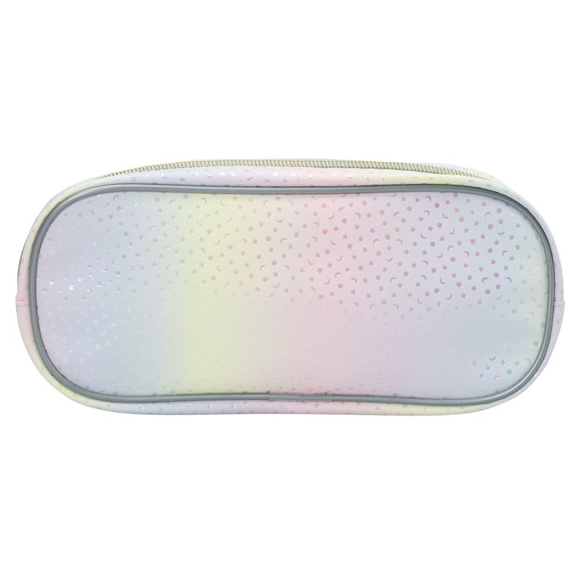3173744255665-Trousse ovale SCHOOL Holographic coloris mauve--0