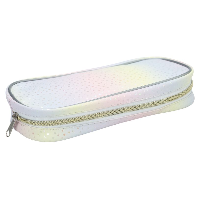 3173744255665-Trousse ovale SCHOOL Holographic coloris mauve--3