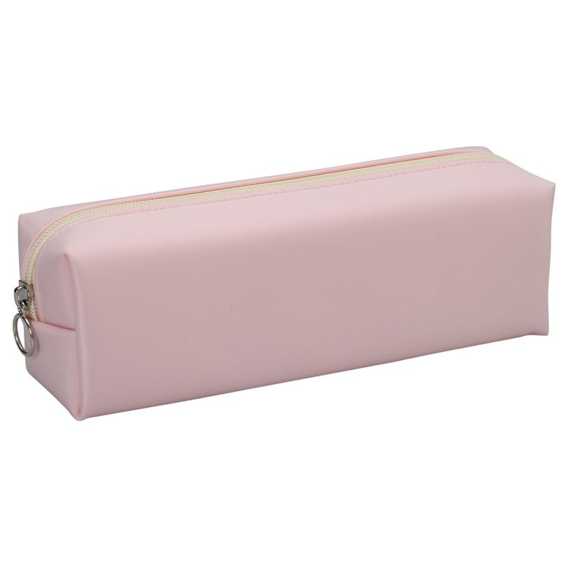 3173744255542-Trousse rectangulaire SCHOOL EcoKids Sweet coloris rose--1