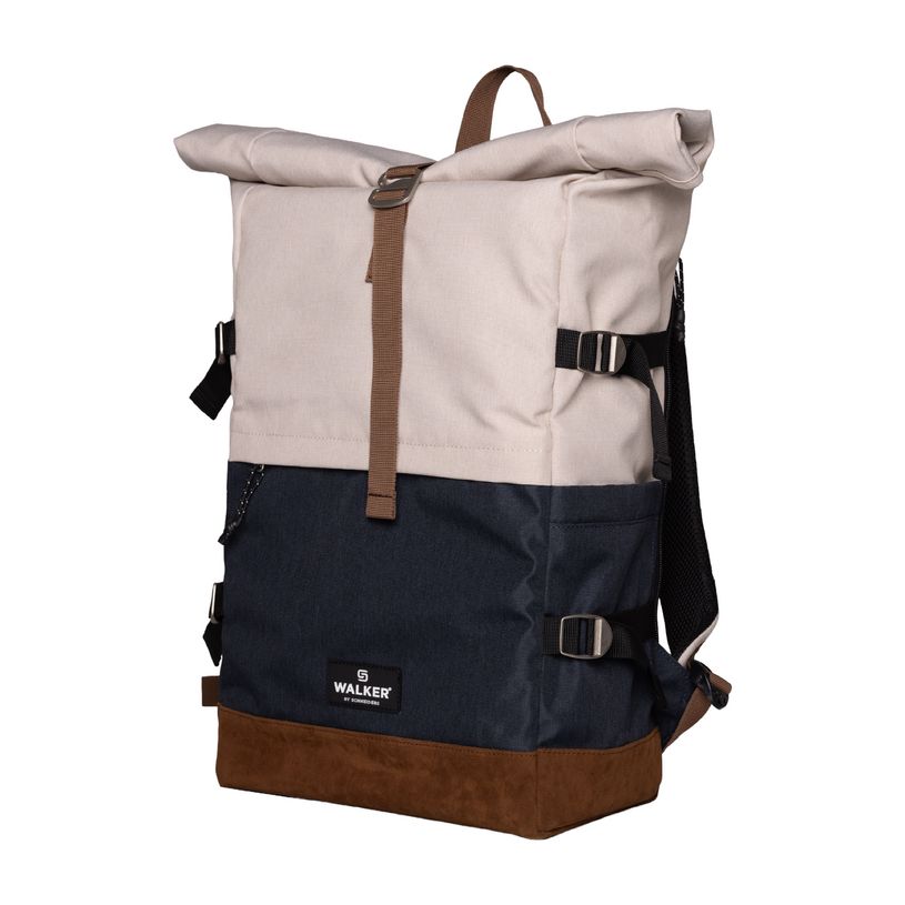 9002638430366-Sac à dos WALKER Roll Up Eco - 1 compartiment coloris popcorn & sesame --0