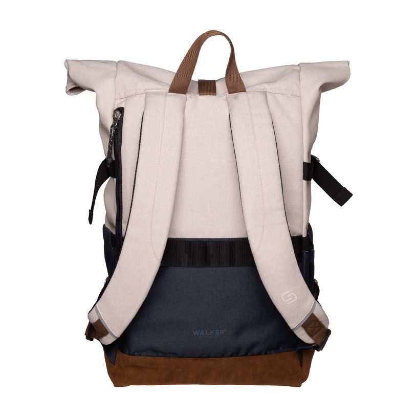 9002638430366-Sac à dos WALKER Roll Up Eco - 1 compartiment coloris popcorn & sesame --3