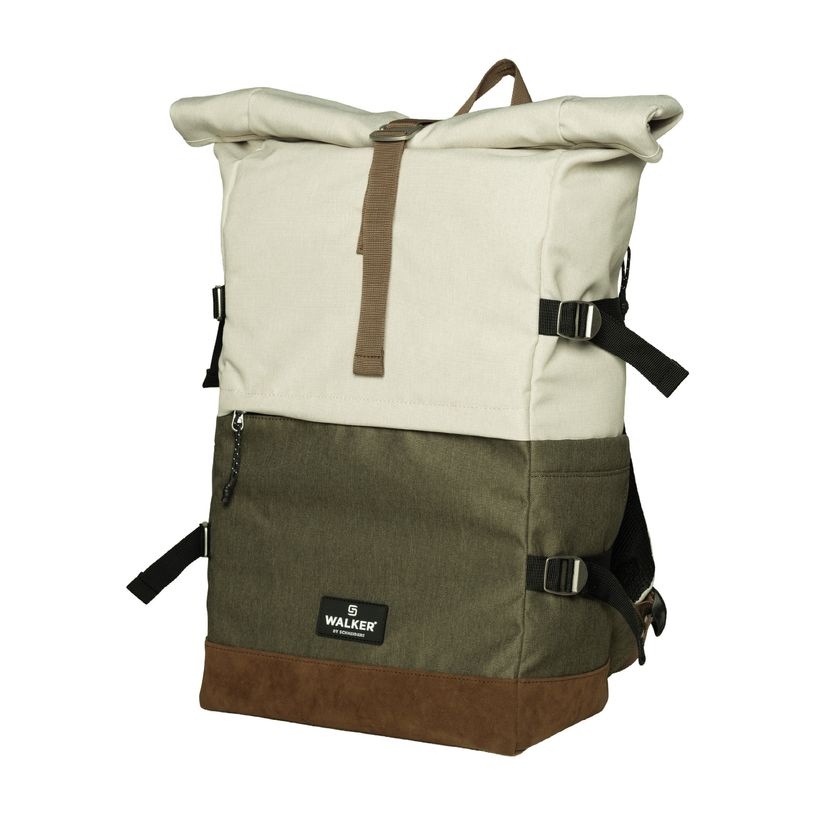 9002638430434-Sac à dos WALKER Roll Up Eco - 1 compartiment coloris popcorn & cypress --0