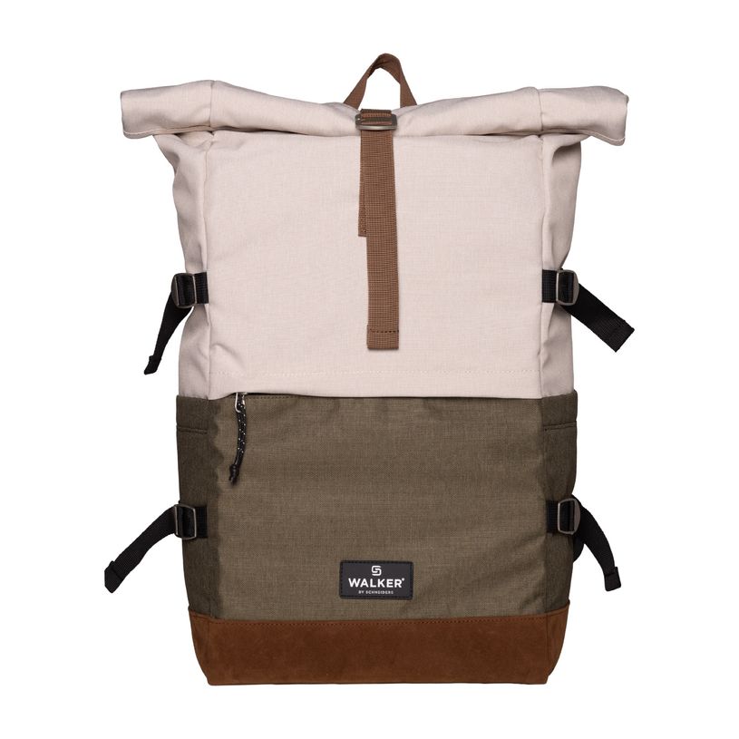 9002638430434-Sac à dos WALKER Roll Up Eco - 1 compartiment coloris popcorn & cypress --1